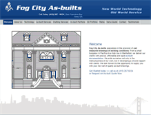 Tablet Screenshot of fogcityasbuilts.com